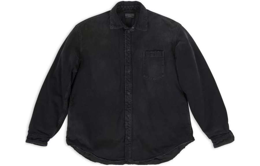 Balenciaga logo-embroidered shirt