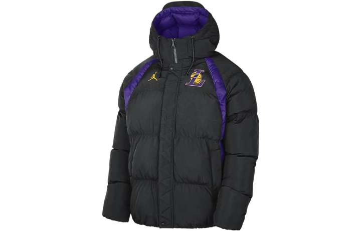 Nike Jordan Nba Los Angeles Lakers Courtside Loose Fit Jacket