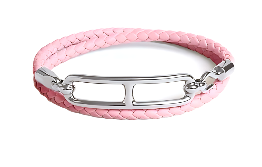HERMES HERMES Roulis Bracelets Women's Pink