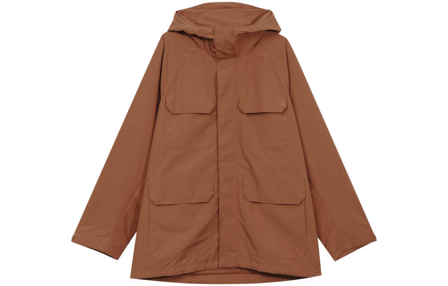 UNIQLO Waterproof And Windproof Windbreaker Jacket Men's Bright Orange