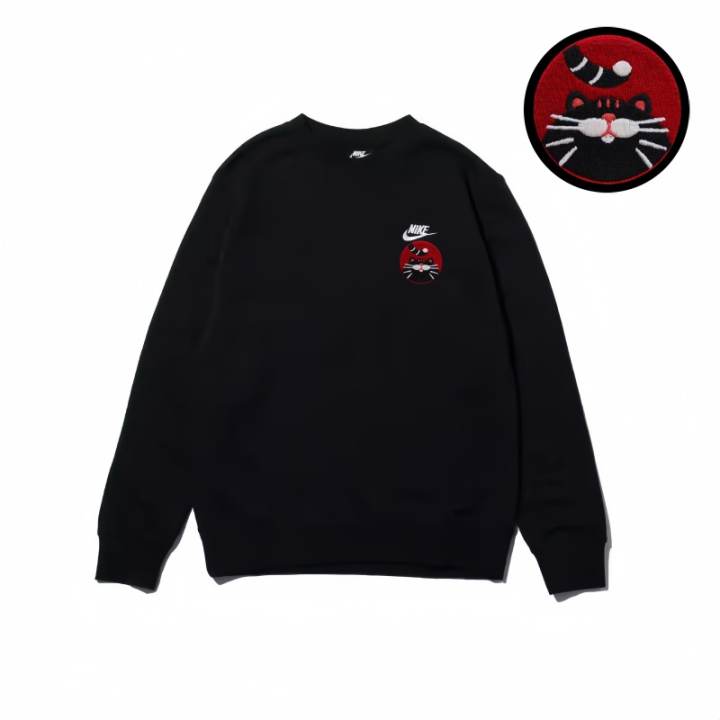 Nike Nike Sweatshirts Unisex Black Crew Neck Moderate