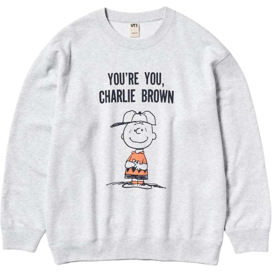 UNIQLO x PEANUTS UT Sweatshirt Unisex Gray
