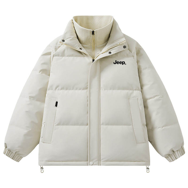 Jeep Jeep Down Jackets Unisex Stand Collar Moderate Mock Two Piece Down Jacket
