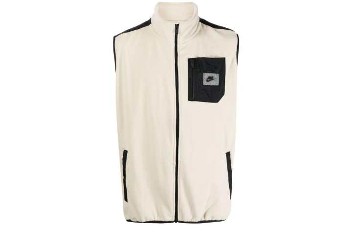 Nike Nike Vests Men's Beige Stand Collar Moderate Other