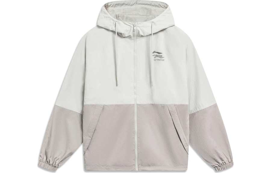 Li-Ning Li Ning Sports Fashion Collection Jacket Unisex Silver Birch Gray