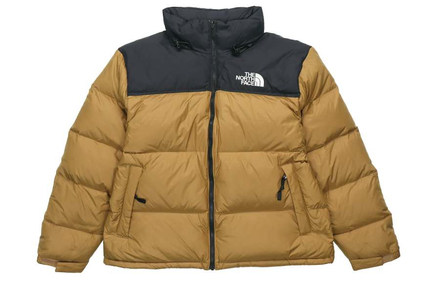 THE NORTH FACE 1996 Collection Retro Nuptse Jacket British Khaki Down Jacket Winter Unisex Khaki