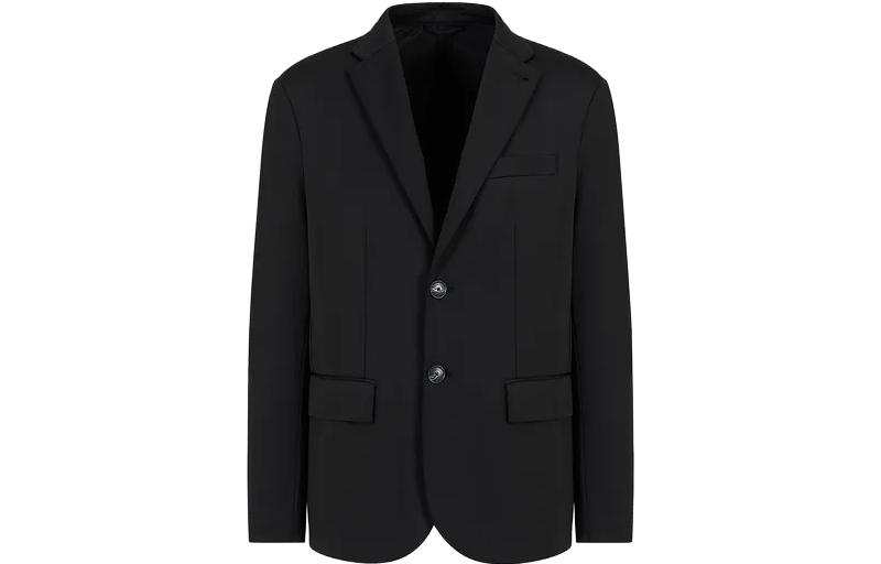 EMPORIO ARMANI FW23 Business Suit Coat Men's Black