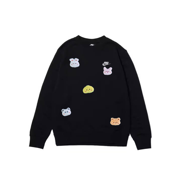Nike Nike Sweatshirts Men's Black Crew Neck Moderate