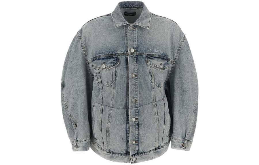 Balenciaga FW22 Denim Jacket Unisex Blue