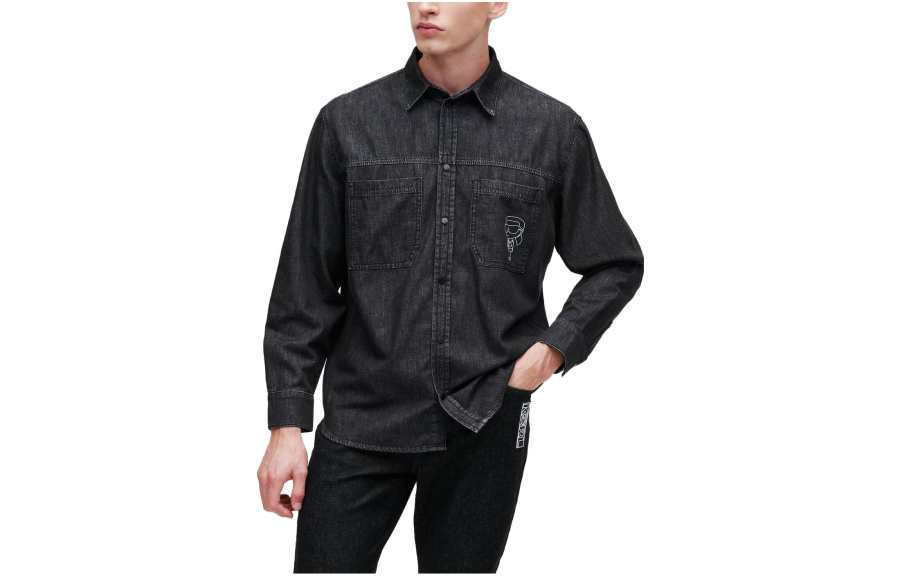 Karl Lagerfeld / Karl Lagerfeld Jeans Ikon 2.0 denim shirt