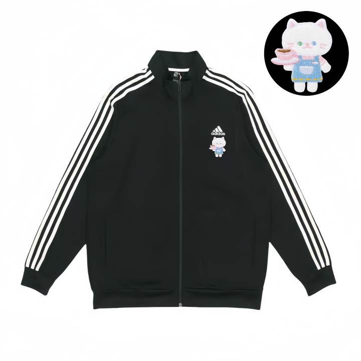 Adidas Adidas Jackets Unisex Black Stand Collar Moderate Pilot