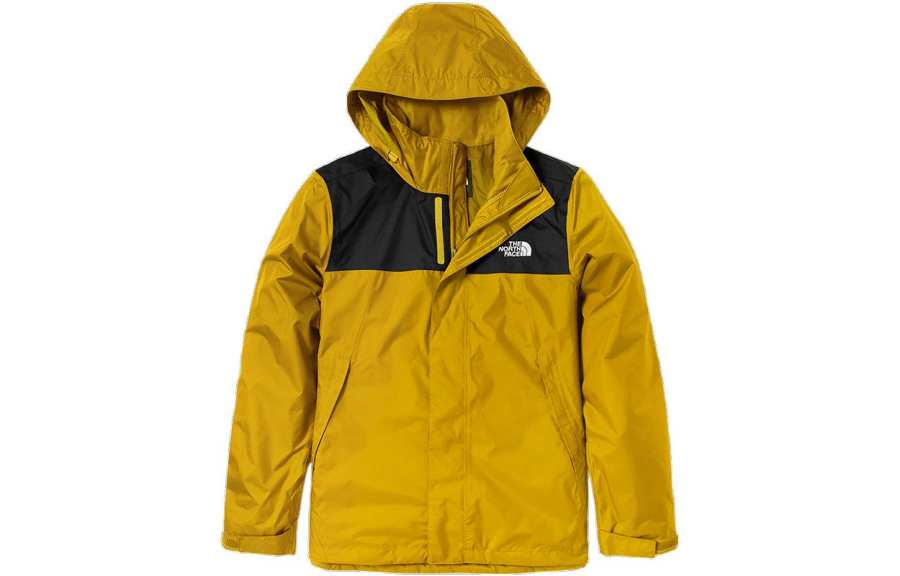 THE NORTH FACE Waterproof And Windproof Windbreaker Jacket Men's Yellow