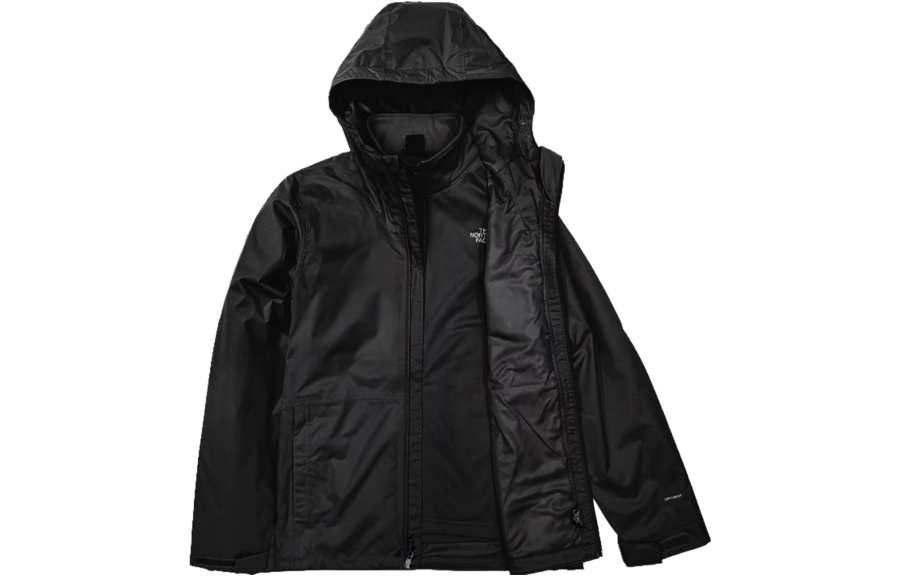 THE NORTH FACE Urban Exploration Hiking Waterproof, Windproof, And Breathable Windbreaker Jacket Men's Black