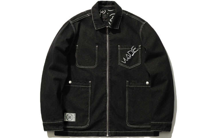Li-Ning Li Ning x Dft Denim Jacket Men's Black
