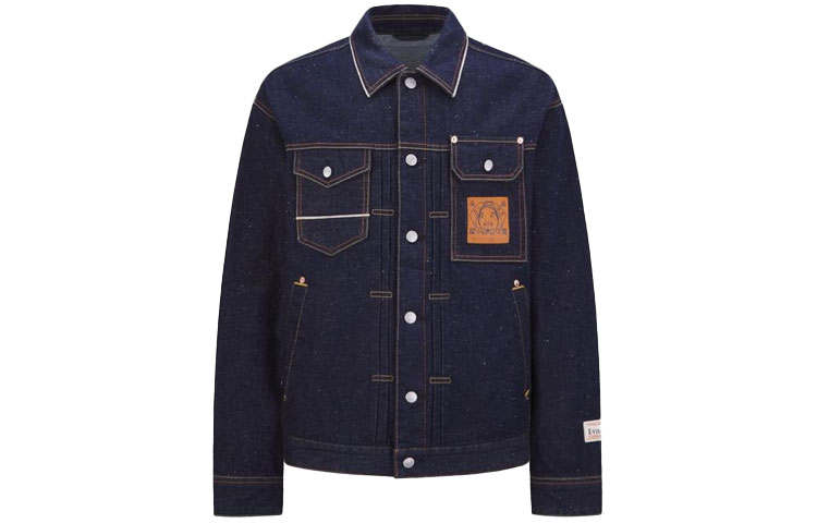 EVISU EVISU Denim Jacket Men's Dark Blue