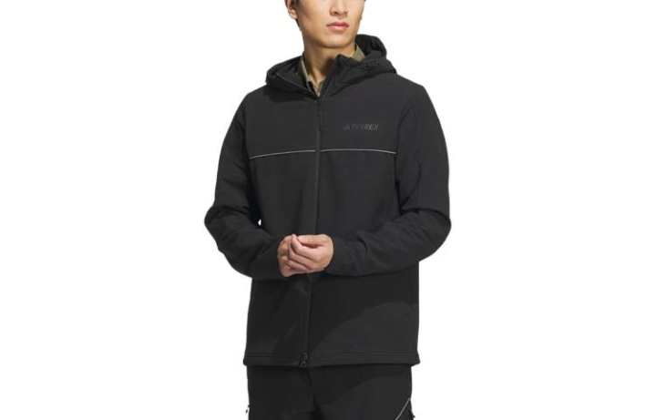Adidas Adidas Jackets Men's Black Hooded Moderate Other