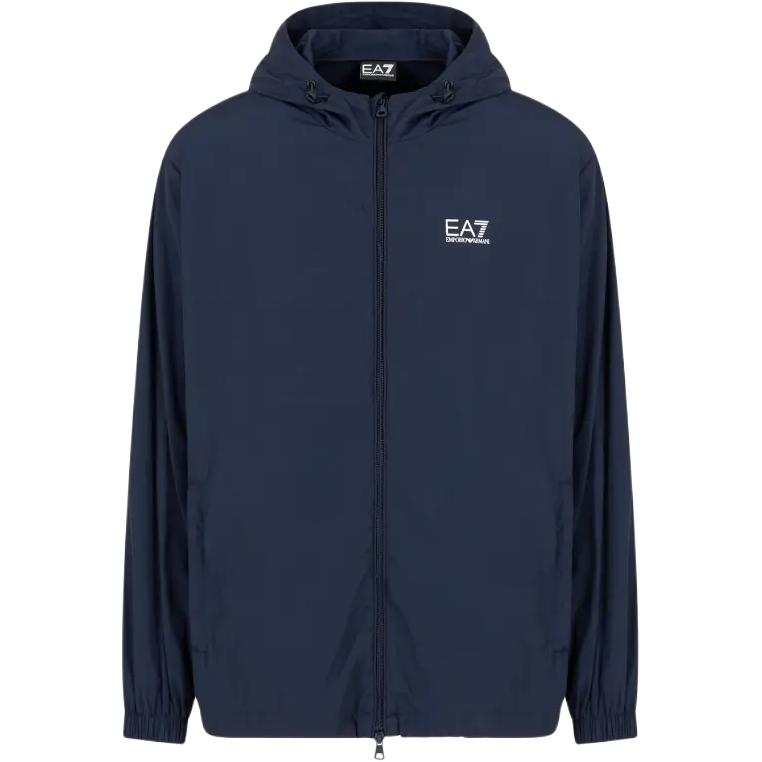 Emporio Armani logo-detail hooded jacket