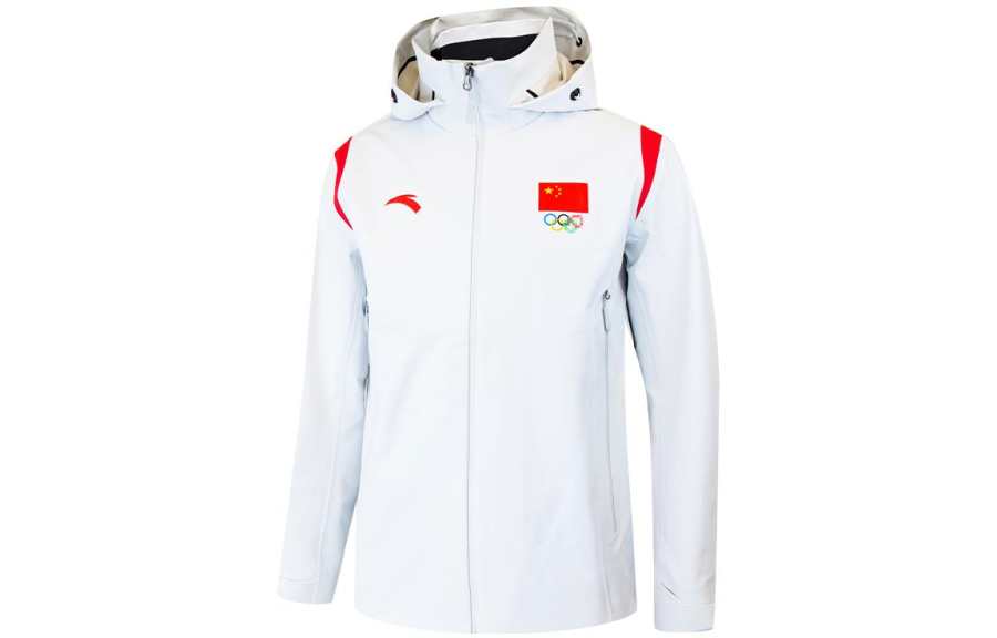 ANTA Anta Windbreaker Jacket Unisex White