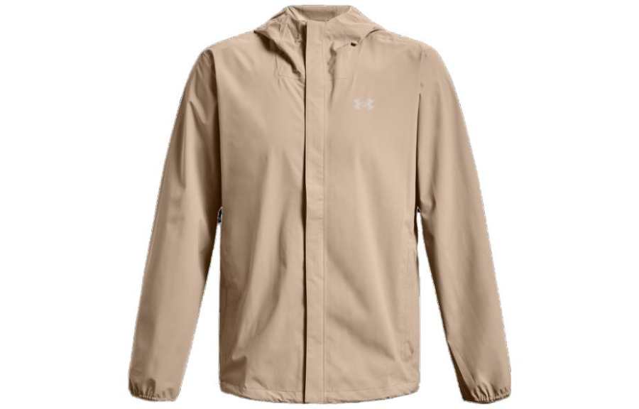 Under Armour Stormproof Jackets Men's Desert Brown Hooded Moderate Other