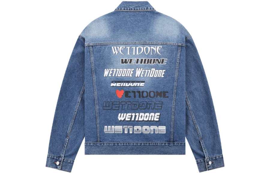 WE11DONE WE11DONE SS23 Denim Jacket Unisex Blue