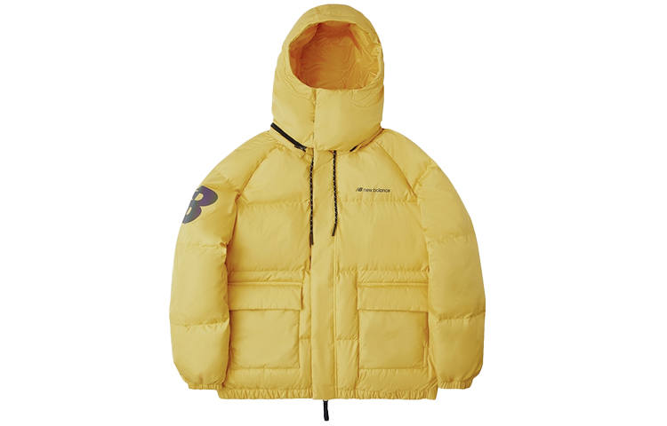 New Balance New Balance Down Jackets Men's Yellow Hooded Moderate Other