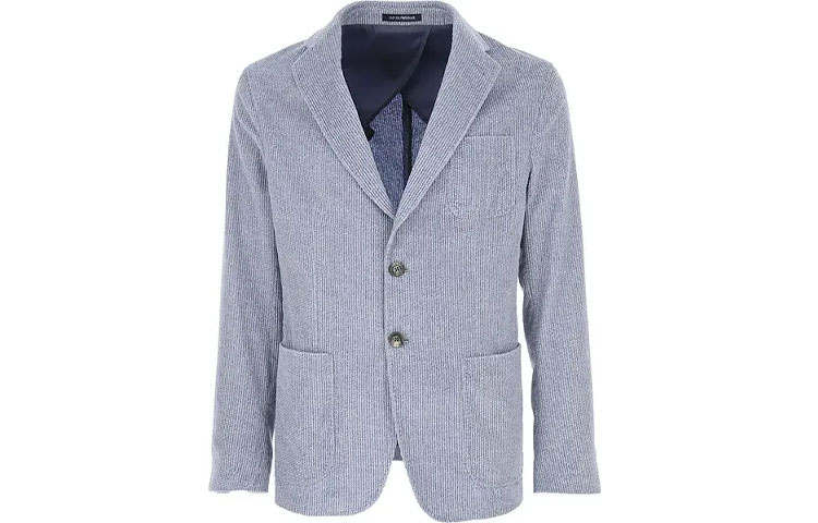 EMPORIO ARMANI Business Suit Coat Men's Light Blue