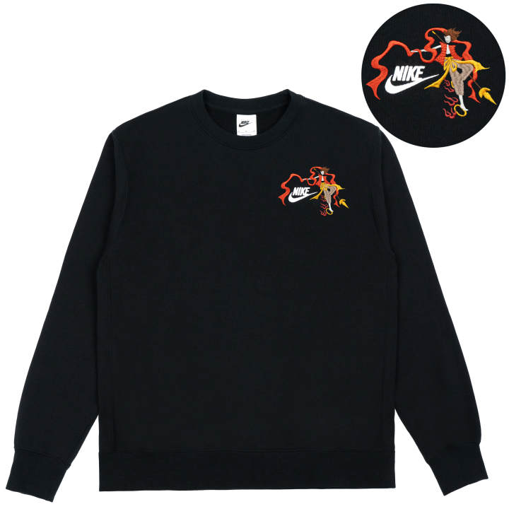 Nike Nike Sweatshirts Unisex Black Crew Neck Moderate Regular