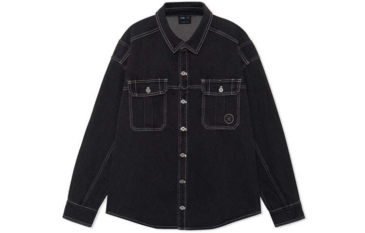 Li-Ning Li Ning Wade Collection Denim Jacket Men's Black