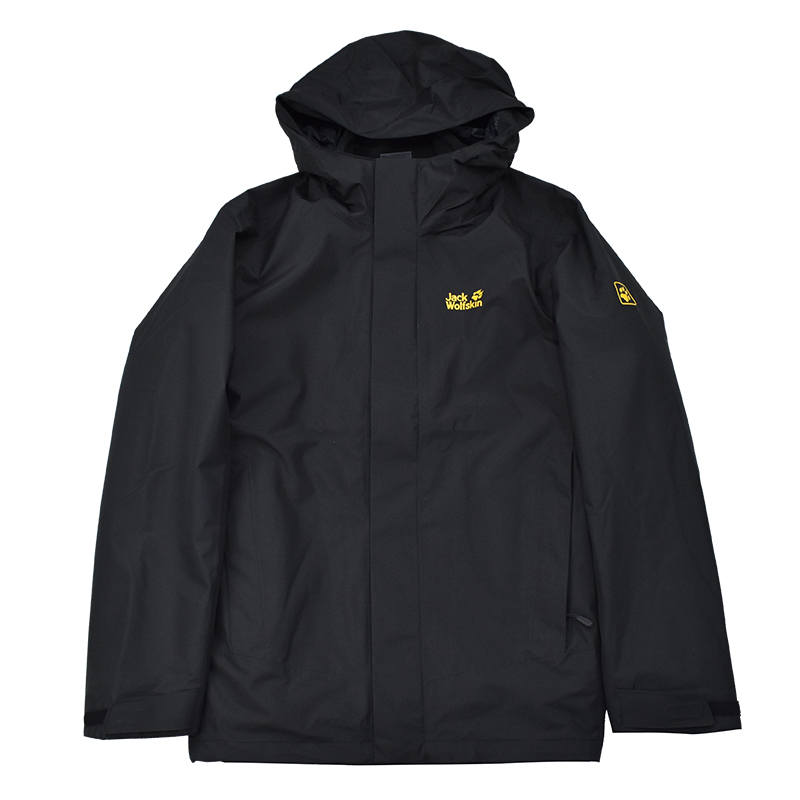 Jack Wolfskin Outdoor Hiking Waterproof, Windproof, Breathable, Abrasion Resistant, Thermal Windbreaker Jacket Men's