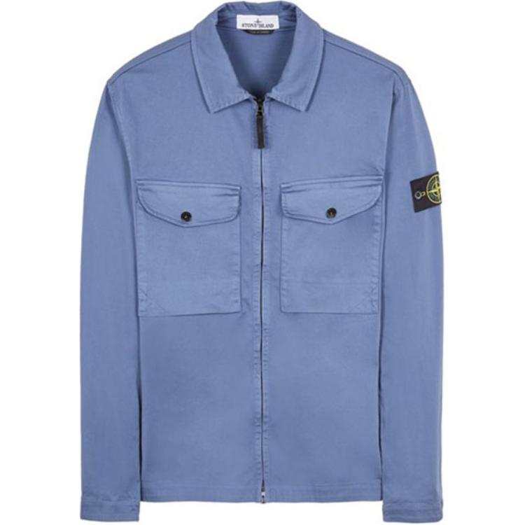 STONE ISLAND Jackets & Coats Men's Blue