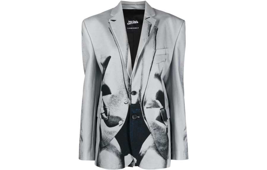 Y/Project Y/Project Business Suits Men's Gray Suit Collar Moderate Other