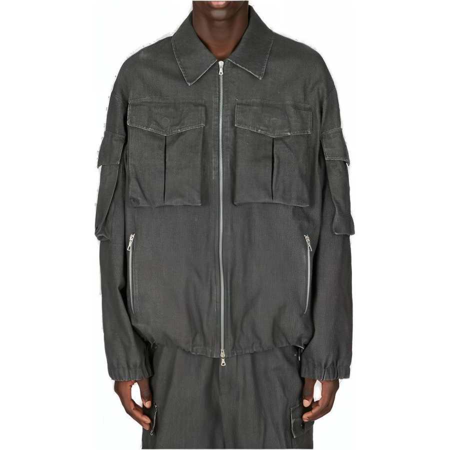 DRIES VAN NOTEN Pocket Detailed Zipped Jacket