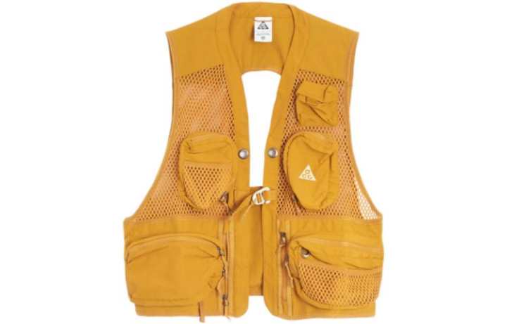Nike Nike Vests Men's Yellow V Neck Moderate Workwear
