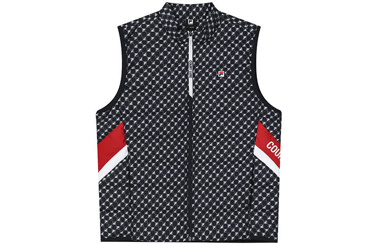FILA Athletics Down Vest Men's All Over Print