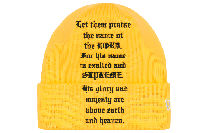 Supreme Supreme New Era Psalm Beanie