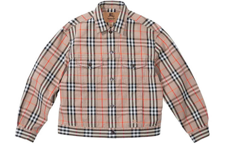 Supreme Supreme Burberry Denim Trucker Jacket