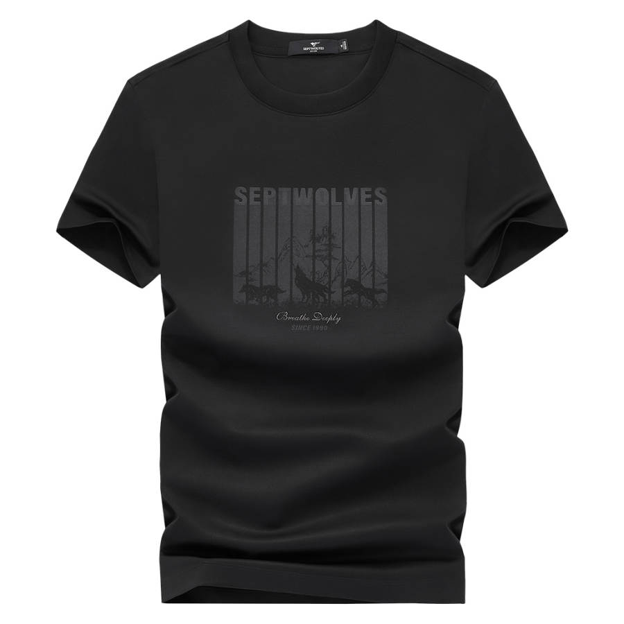 SEPTWOLVES T Shirts Unisex Crew Neck Moderate Straight Fit