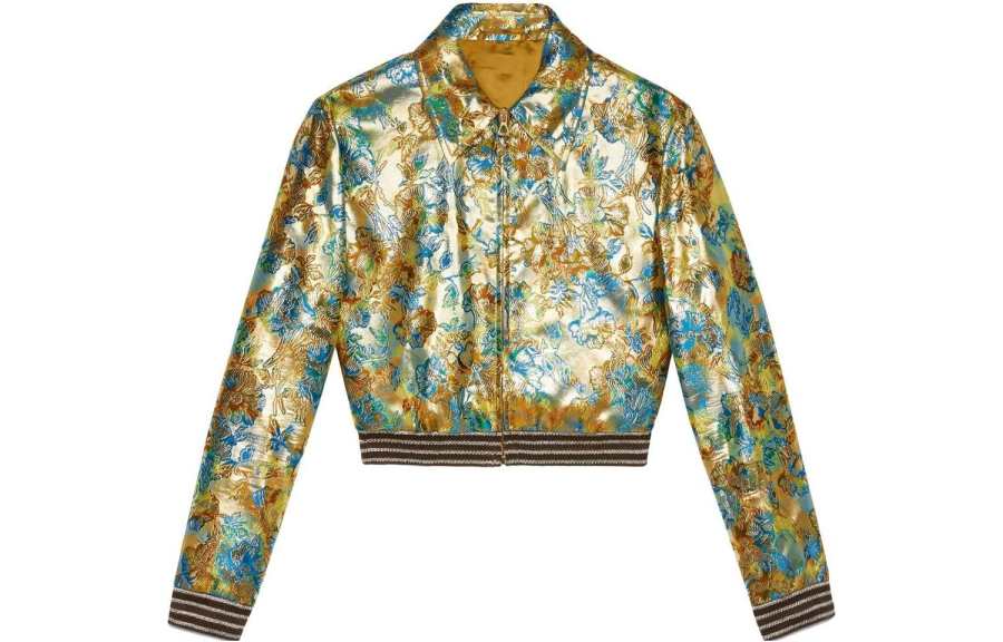 GUCCI GUCCI Love Parade Metallic Jacket