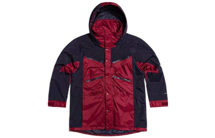 THE NORTH FACE Urban Exploration Outdoor Hiking Windproof Windbreaker Jacket Men's Black Red