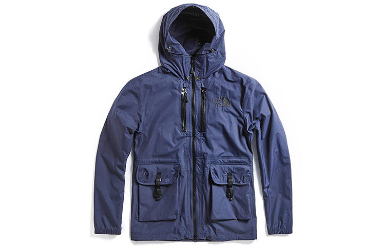 THE NORTH FACE Kazuki Kuraishi Windbreaker Jackets Men's Blue Hooded Moderate Other