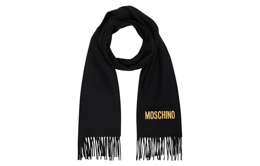MOSCHINO Knit Scarves Women's Black