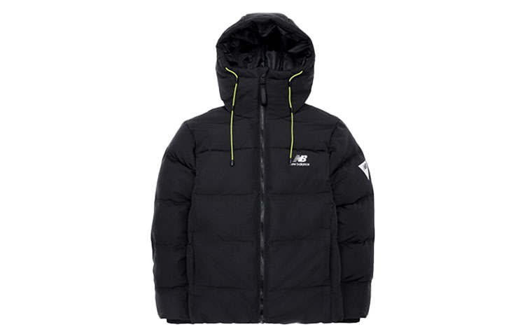 New Balance New Balance Down Jackets Men's Black Hooded Moderate