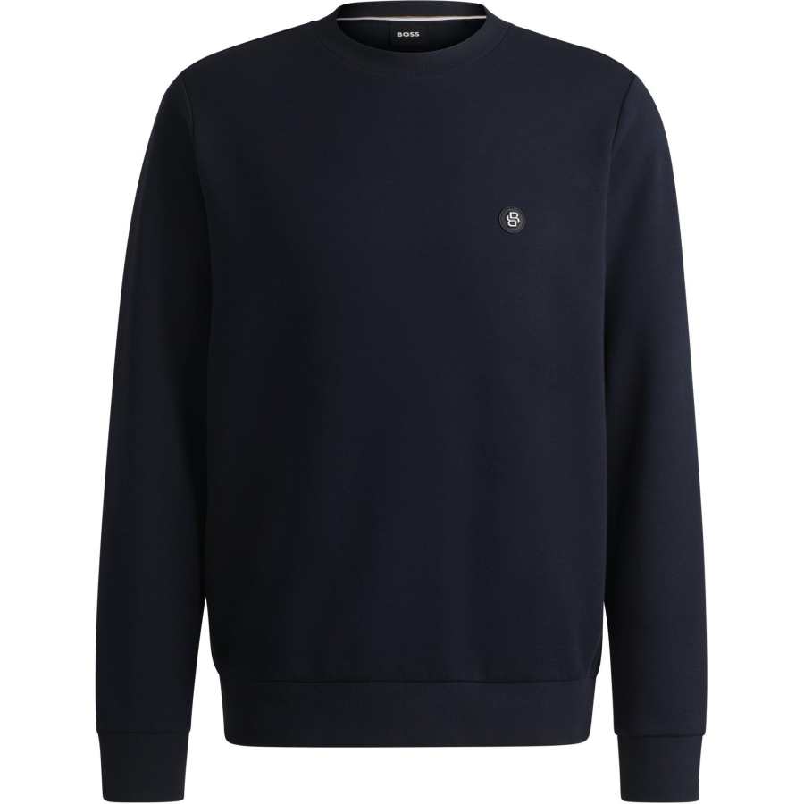 HUGO BOSS Boss HUGO BOSS Logo Plaque Crewneck Sweatshirt