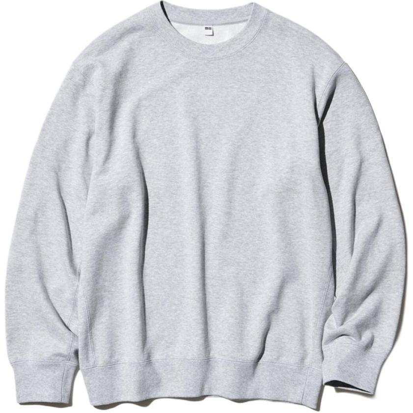 UNIQLO SS25 Sweatshirt Unisex Sky Gray
