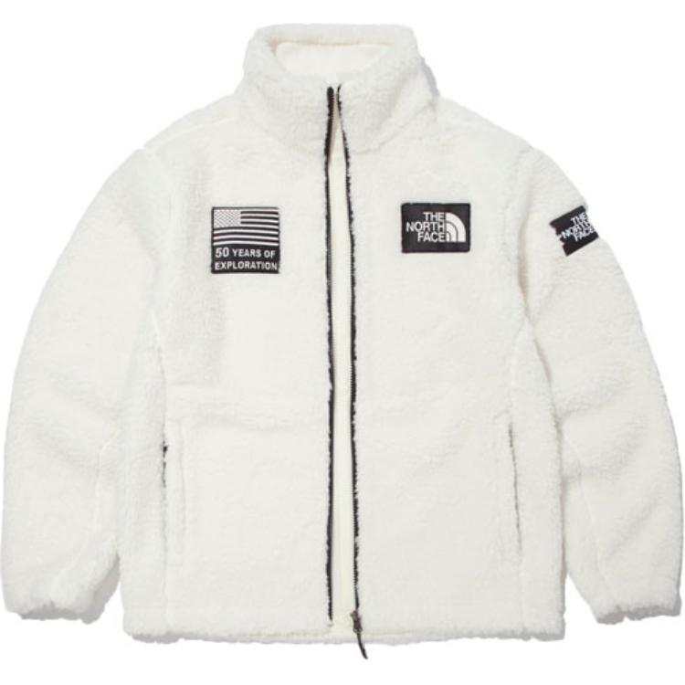 THE NORTH FACE Jackets Unisex White Stand Collar Moderate Other