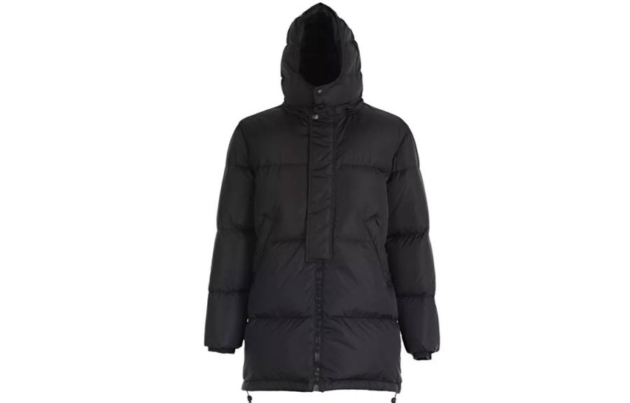 MSGM MSGM Down Jackets Men's Black Hooded Moderate
