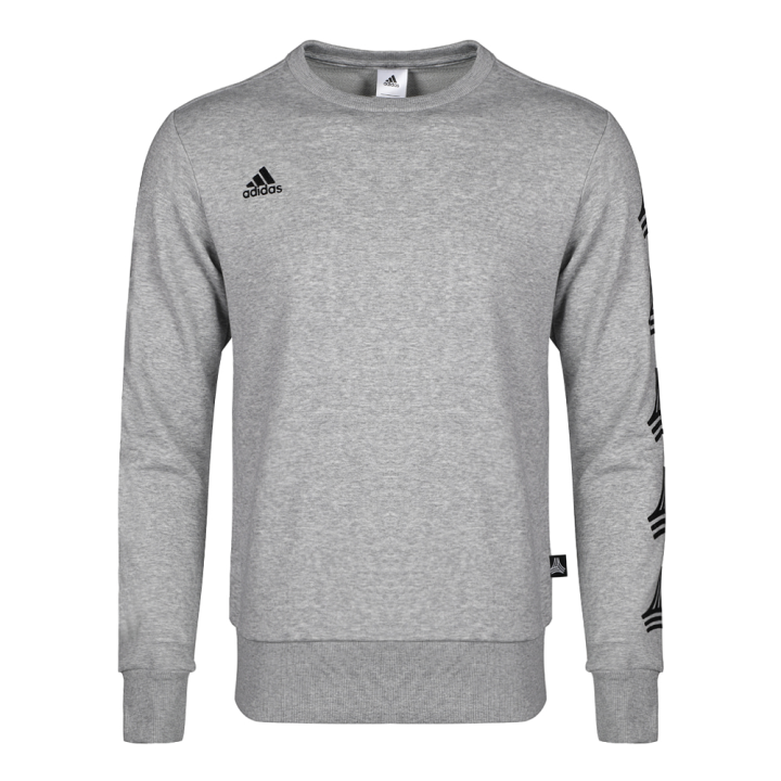 Adidas Adidas Sweatshirts Men's Gray Crew Neck Moderate Regular