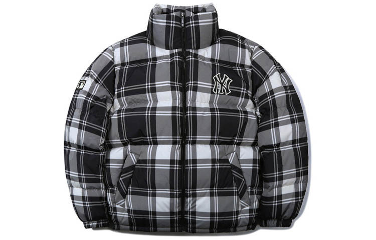 MLB New York Yankees Down Jackets Unisex Black Stand Collar Moderate Other