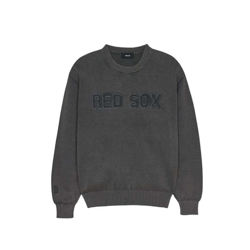 MLB MLB Basic Boston Red Sox Knitwear Unisex Charcoal Gray