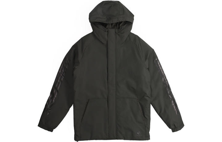 Adidas Adidas Puffer Jacket Winter Men's Gray Green